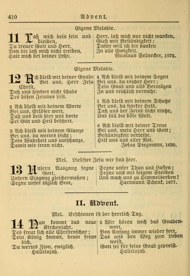 Kirchenbuch für Evangelisch-Lutherische Gemeinden: Herausgegeben von der Allgemeinen Versammlung der Evangelisch-Lutherischen Kirche in Nord Amerika (Neue und Verb. Aus.) page 410