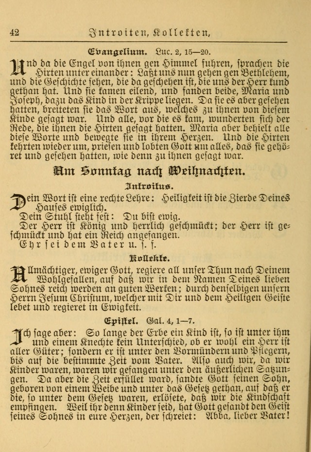 Kirchenbuch für Evangelisch-Lutherische Gemeinden: Herausgegeben von der Allgemeinen Versammlung der Evangelisch-Lutherischen Kirche in Nord Amerika (Neue und Verb. Aus.) page 42