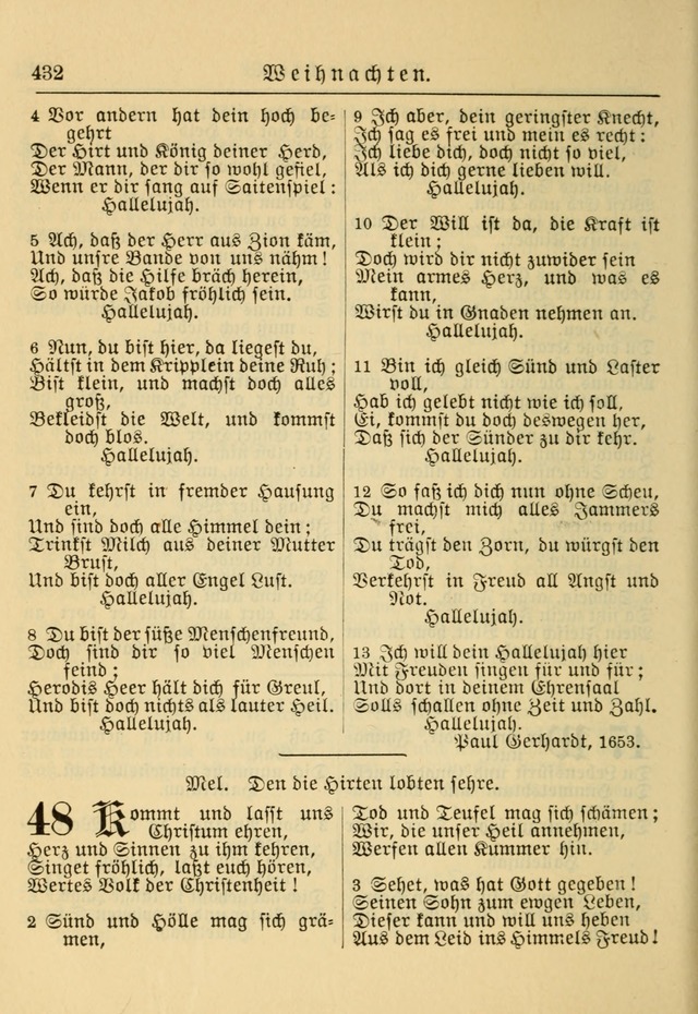 Kirchenbuch für Evangelisch-Lutherische Gemeinden: Herausgegeben von der Allgemeinen Versammlung der Evangelisch-Lutherischen Kirche in Nord Amerika (Neue und Verb. Aus.) page 432