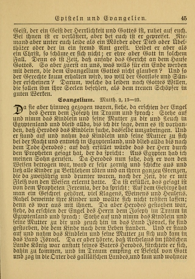 Kirchenbuch für Evangelisch-Lutherische Gemeinden: Herausgegeben von der Allgemeinen Versammlung der Evangelisch-Lutherischen Kirche in Nord Amerika (Neue und Verb. Aus.) page 45