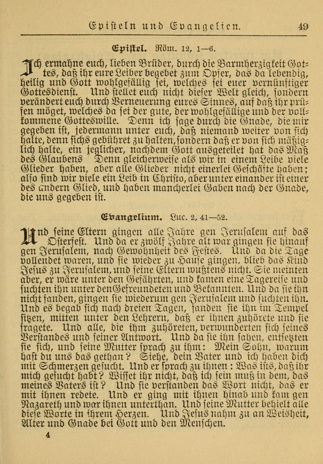 Kirchenbuch für Evangelisch-Lutherische Gemeinden: Herausgegeben von der Allgemeinen Versammlung der Evangelisch-Lutherischen Kirche in Nord Amerika (Neue und Verb. Aus.) page 49