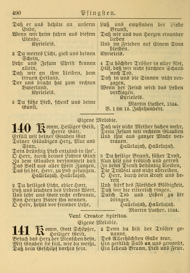 Kirchenbuch für Evangelisch-Lutherische Gemeinden: Herausgegeben von der Allgemeinen Versammlung der Evangelisch-Lutherischen Kirche in Nord Amerika (Neue und Verb. Aus.) page 490