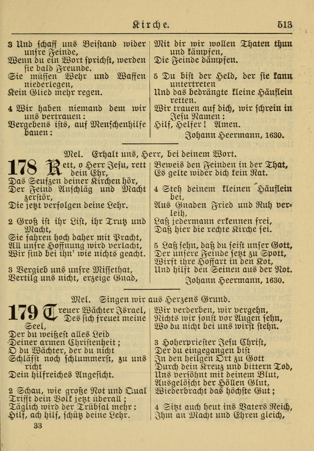 Kirchenbuch für Evangelisch-Lutherische Gemeinden: Herausgegeben von der Allgemeinen Versammlung der Evangelisch-Lutherischen Kirche in Nord Amerika (Neue und Verb. Aus.) page 513