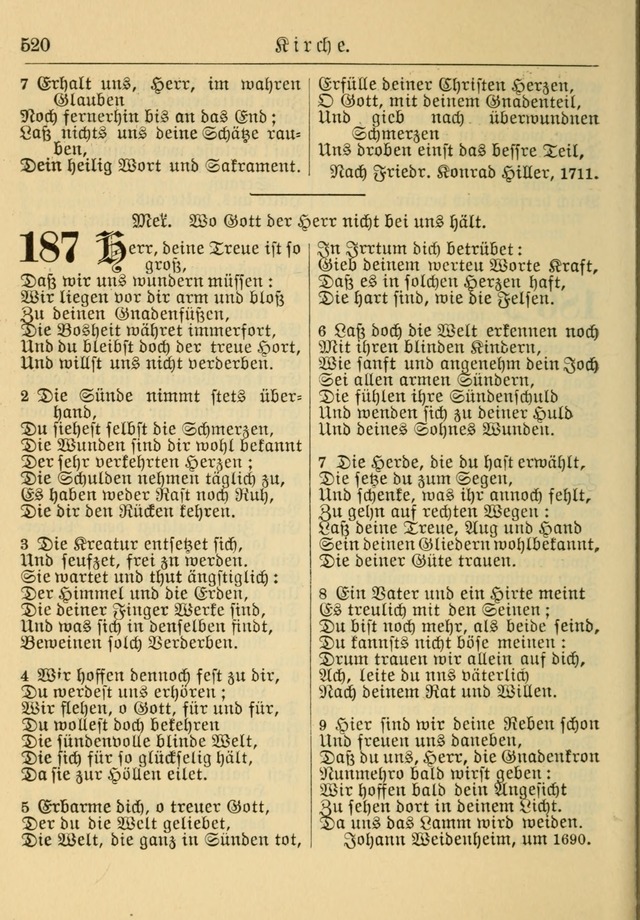 Kirchenbuch für Evangelisch-Lutherische Gemeinden: Herausgegeben von der Allgemeinen Versammlung der Evangelisch-Lutherischen Kirche in Nord Amerika (Neue und Verb. Aus.) page 520