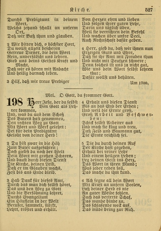 Kirchenbuch für Evangelisch-Lutherische Gemeinden: Herausgegeben von der Allgemeinen Versammlung der Evangelisch-Lutherischen Kirche in Nord Amerika (Neue und Verb. Aus.) page 527