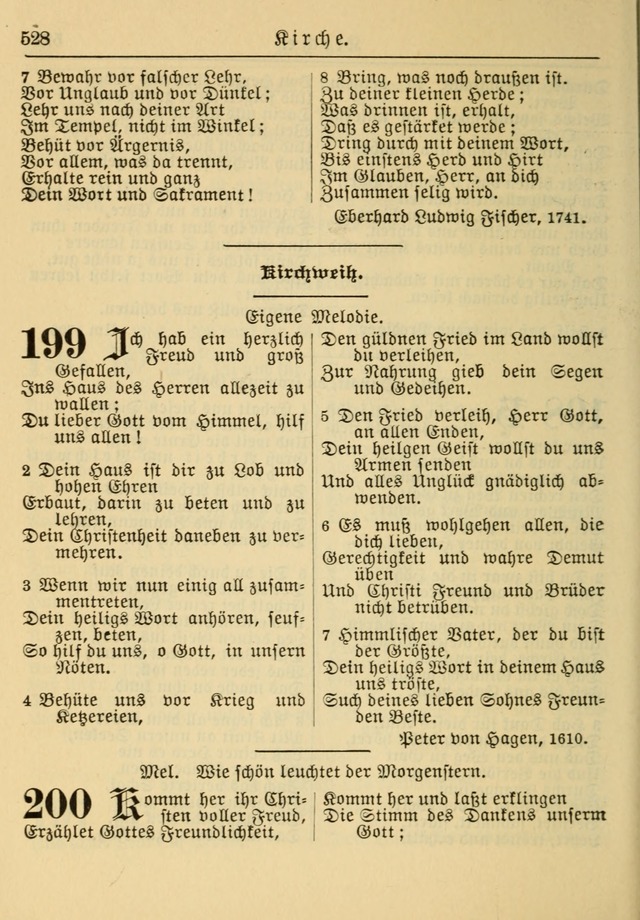 Kirchenbuch für Evangelisch-Lutherische Gemeinden: Herausgegeben von der Allgemeinen Versammlung der Evangelisch-Lutherischen Kirche in Nord Amerika (Neue und Verb. Aus.) page 528