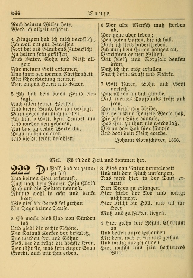 Kirchenbuch für Evangelisch-Lutherische Gemeinden: Herausgegeben von der Allgemeinen Versammlung der Evangelisch-Lutherischen Kirche in Nord Amerika (Neue und Verb. Aus.) page 544