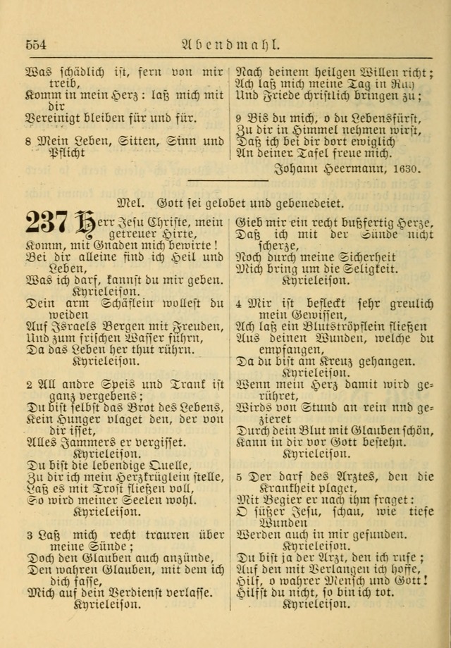 Kirchenbuch für Evangelisch-Lutherische Gemeinden: Herausgegeben von der Allgemeinen Versammlung der Evangelisch-Lutherischen Kirche in Nord Amerika (Neue und Verb. Aus.) page 554