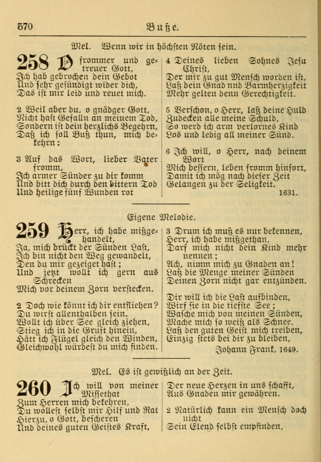 Kirchenbuch für Evangelisch-Lutherische Gemeinden: Herausgegeben von der Allgemeinen Versammlung der Evangelisch-Lutherischen Kirche in Nord Amerika (Neue und Verb. Aus.) page 570