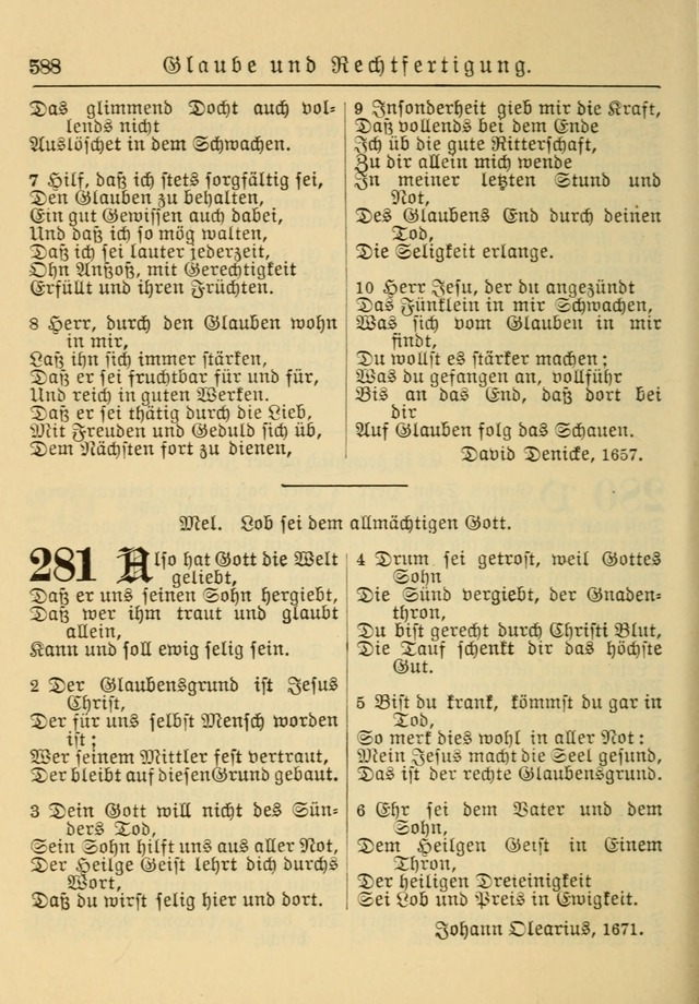 Kirchenbuch für Evangelisch-Lutherische Gemeinden: Herausgegeben von der Allgemeinen Versammlung der Evangelisch-Lutherischen Kirche in Nord Amerika (Neue und Verb. Aus.) page 588