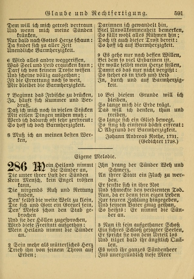 Kirchenbuch für Evangelisch-Lutherische Gemeinden: Herausgegeben von der Allgemeinen Versammlung der Evangelisch-Lutherischen Kirche in Nord Amerika (Neue und Verb. Aus.) page 591