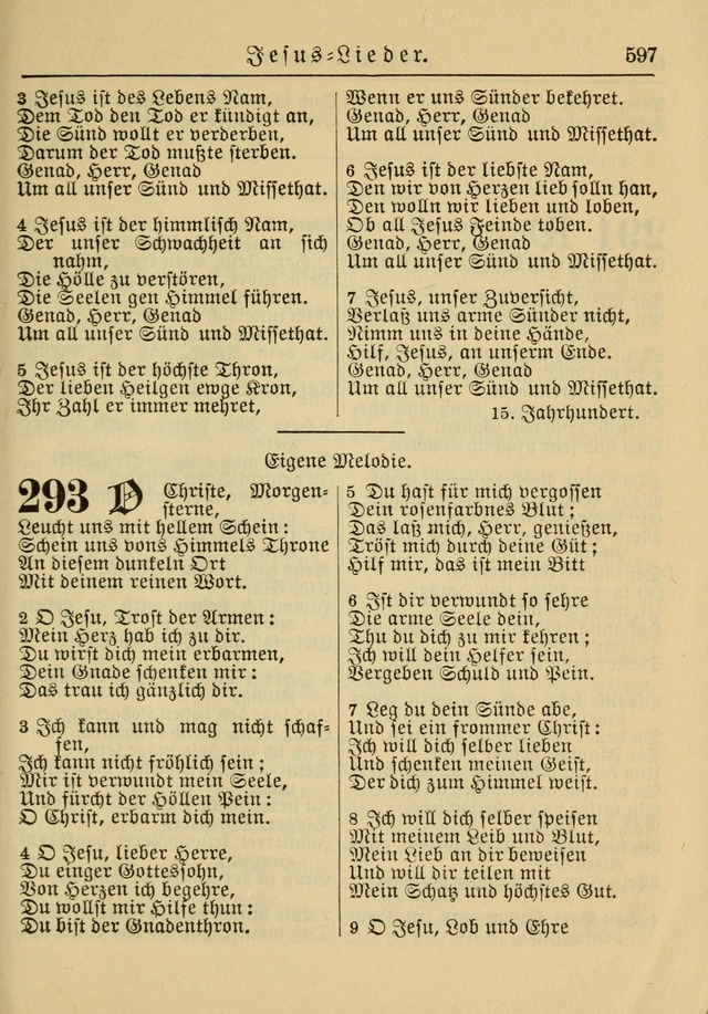 Kirchenbuch für Evangelisch-Lutherische Gemeinden: Herausgegeben von der Allgemeinen Versammlung der Evangelisch-Lutherischen Kirche in Nord Amerika (Neue und Verb. Aus.) page 597