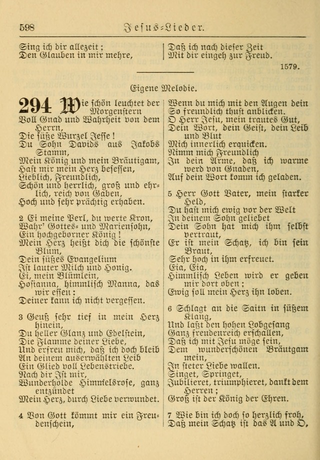 Kirchenbuch für Evangelisch-Lutherische Gemeinden: Herausgegeben von der Allgemeinen Versammlung der Evangelisch-Lutherischen Kirche in Nord Amerika (Neue und Verb. Aus.) page 598