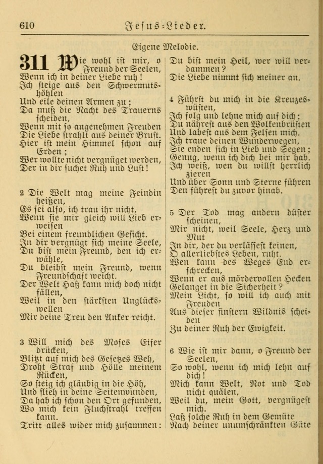 Kirchenbuch für Evangelisch-Lutherische Gemeinden: Herausgegeben von der Allgemeinen Versammlung der Evangelisch-Lutherischen Kirche in Nord Amerika (Neue und Verb. Aus.) page 610