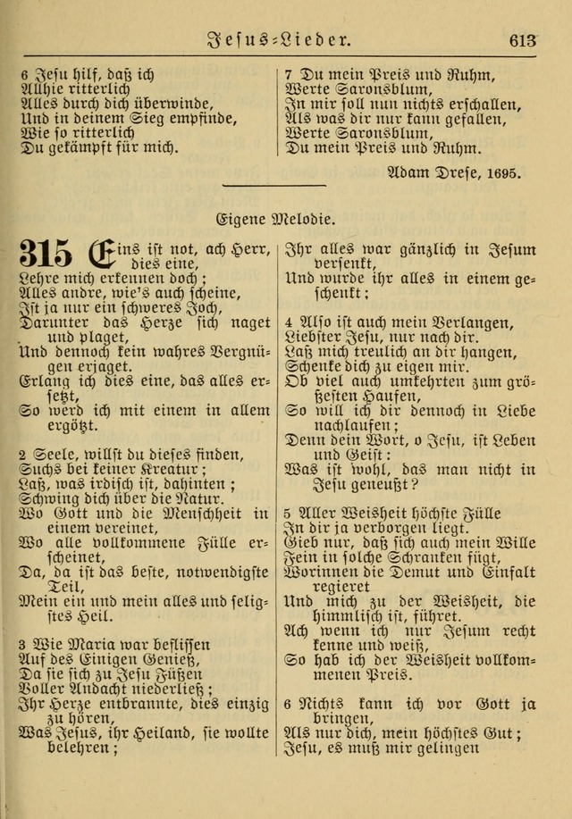 Kirchenbuch für Evangelisch-Lutherische Gemeinden: Herausgegeben von der Allgemeinen Versammlung der Evangelisch-Lutherischen Kirche in Nord Amerika (Neue und Verb. Aus.) page 613