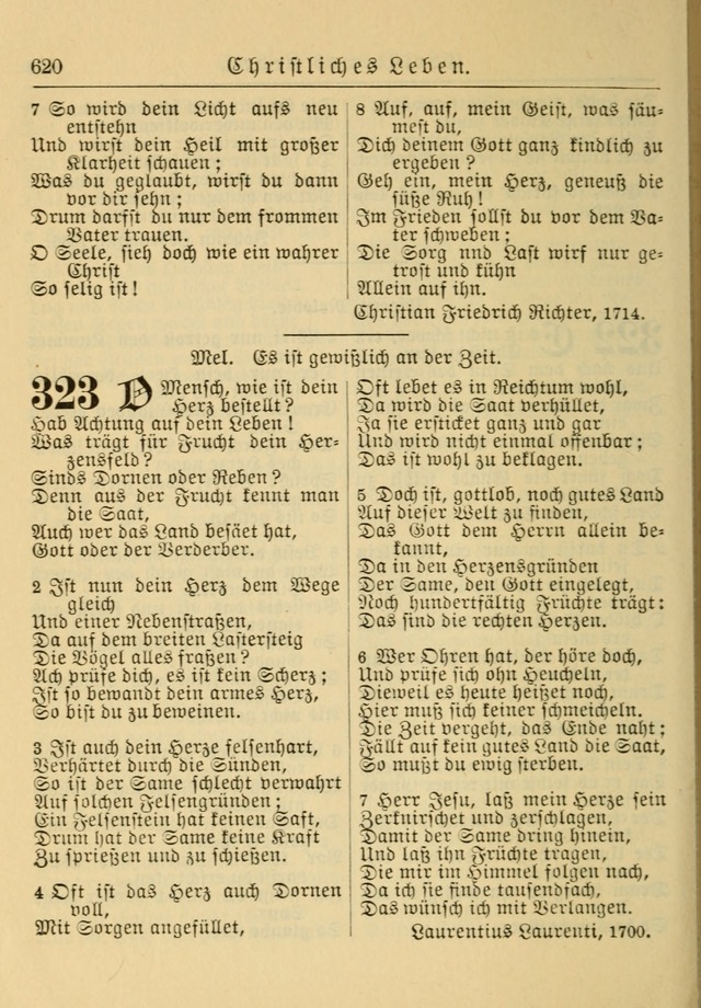 Kirchenbuch für Evangelisch-Lutherische Gemeinden: Herausgegeben von der Allgemeinen Versammlung der Evangelisch-Lutherischen Kirche in Nord Amerika (Neue und Verb. Aus.) page 620