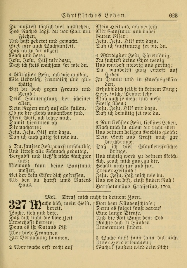 Kirchenbuch für Evangelisch-Lutherische Gemeinden: Herausgegeben von der Allgemeinen Versammlung der Evangelisch-Lutherischen Kirche in Nord Amerika (Neue und Verb. Aus.) page 623