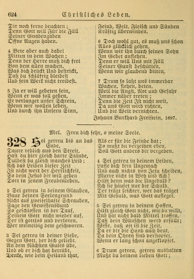 Kirchenbuch für Evangelisch-Lutherische Gemeinden: Herausgegeben von der Allgemeinen Versammlung der Evangelisch-Lutherischen Kirche in Nord Amerika (Neue und Verb. Aus.) page 624