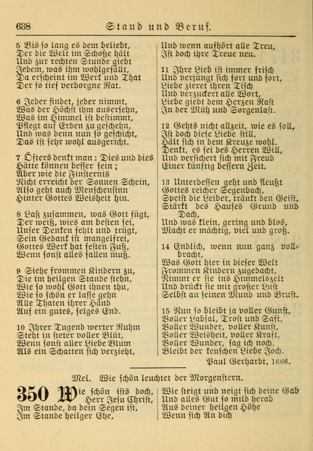 Kirchenbuch für Evangelisch-Lutherische Gemeinden: Herausgegeben von der Allgemeinen Versammlung der Evangelisch-Lutherischen Kirche in Nord Amerika (Neue und Verb. Aus.) page 638