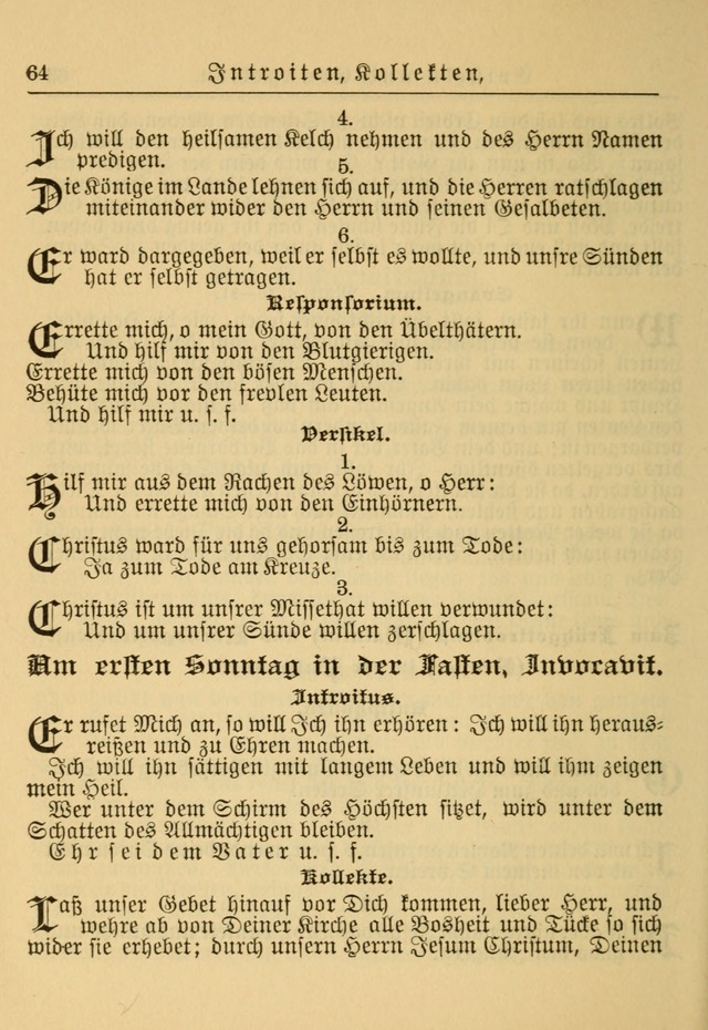 Kirchenbuch für Evangelisch-Lutherische Gemeinden: Herausgegeben von der Allgemeinen Versammlung der Evangelisch-Lutherischen Kirche in Nord Amerika (Neue und Verb. Aus.) page 64