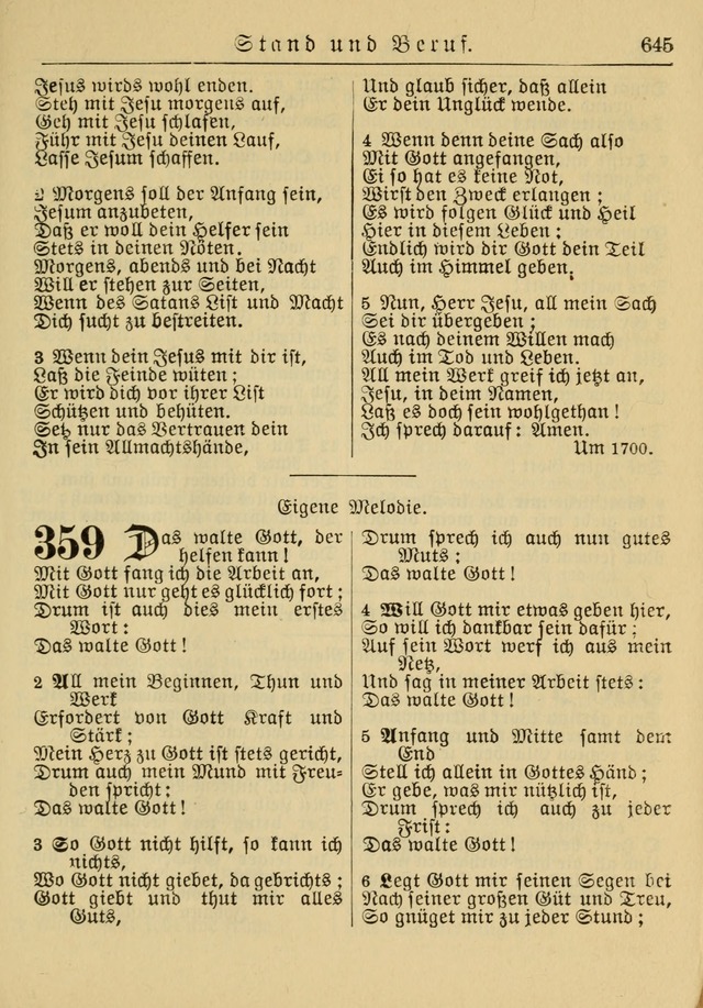 Kirchenbuch für Evangelisch-Lutherische Gemeinden: Herausgegeben von der Allgemeinen Versammlung der Evangelisch-Lutherischen Kirche in Nord Amerika (Neue und Verb. Aus.) page 645