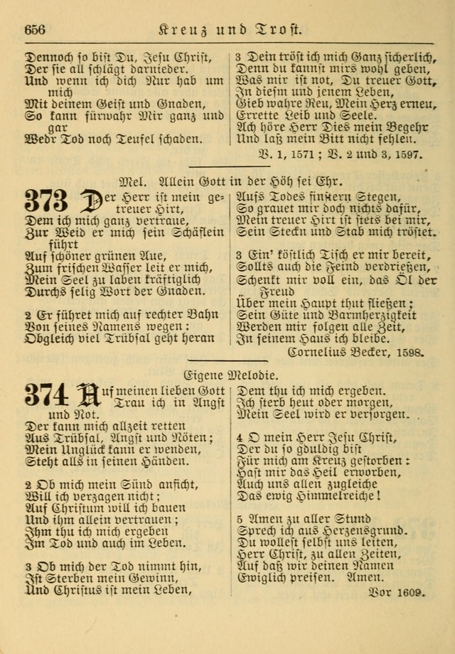 Kirchenbuch für Evangelisch-Lutherische Gemeinden: Herausgegeben von der Allgemeinen Versammlung der Evangelisch-Lutherischen Kirche in Nord Amerika (Neue und Verb. Aus.) page 656