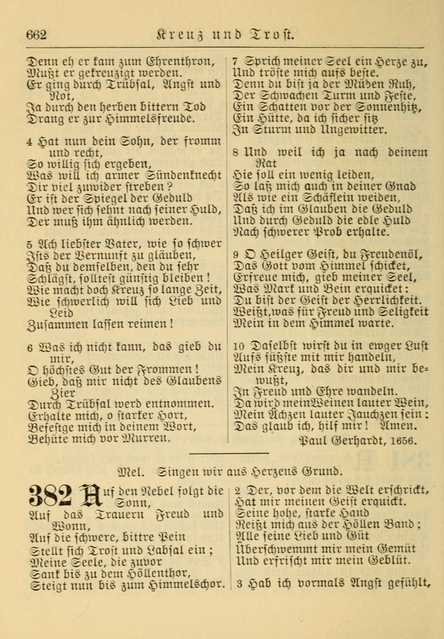 Kirchenbuch für Evangelisch-Lutherische Gemeinden: Herausgegeben von der Allgemeinen Versammlung der Evangelisch-Lutherischen Kirche in Nord Amerika (Neue und Verb. Aus.) page 662