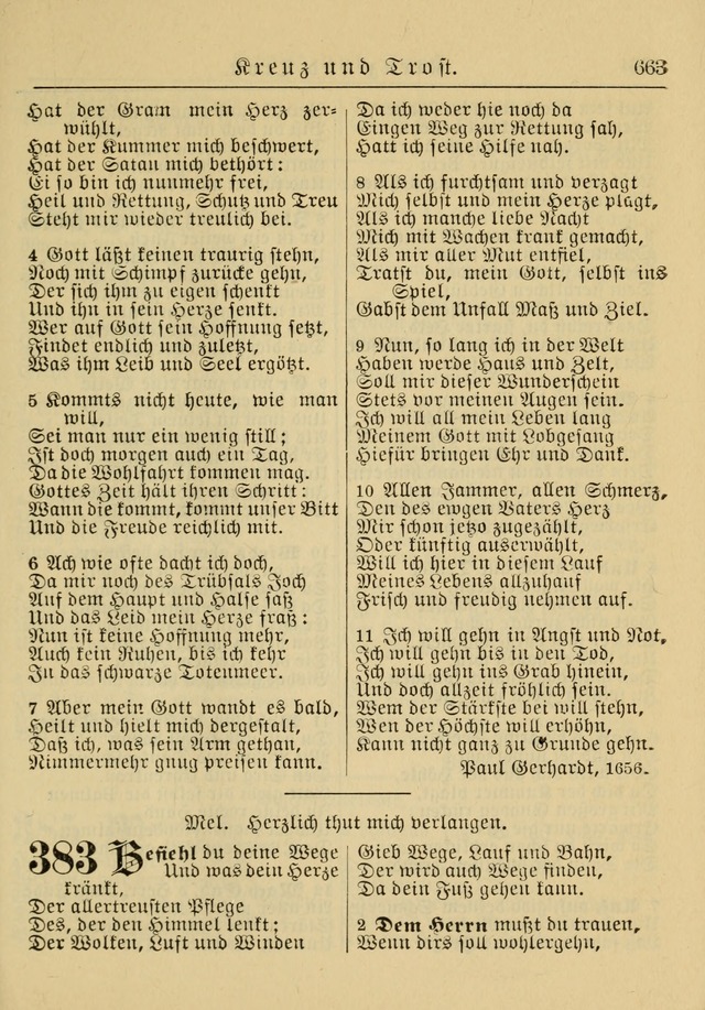 Kirchenbuch für Evangelisch-Lutherische Gemeinden: Herausgegeben von der Allgemeinen Versammlung der Evangelisch-Lutherischen Kirche in Nord Amerika (Neue und Verb. Aus.) page 663