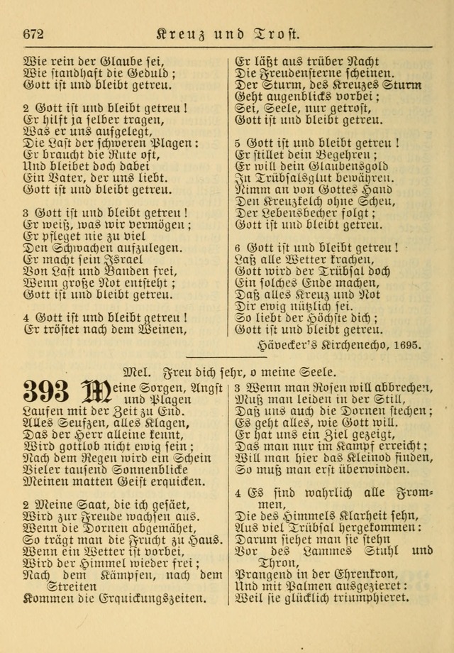 Kirchenbuch für Evangelisch-Lutherische Gemeinden: Herausgegeben von der Allgemeinen Versammlung der Evangelisch-Lutherischen Kirche in Nord Amerika (Neue und Verb. Aus.) page 672