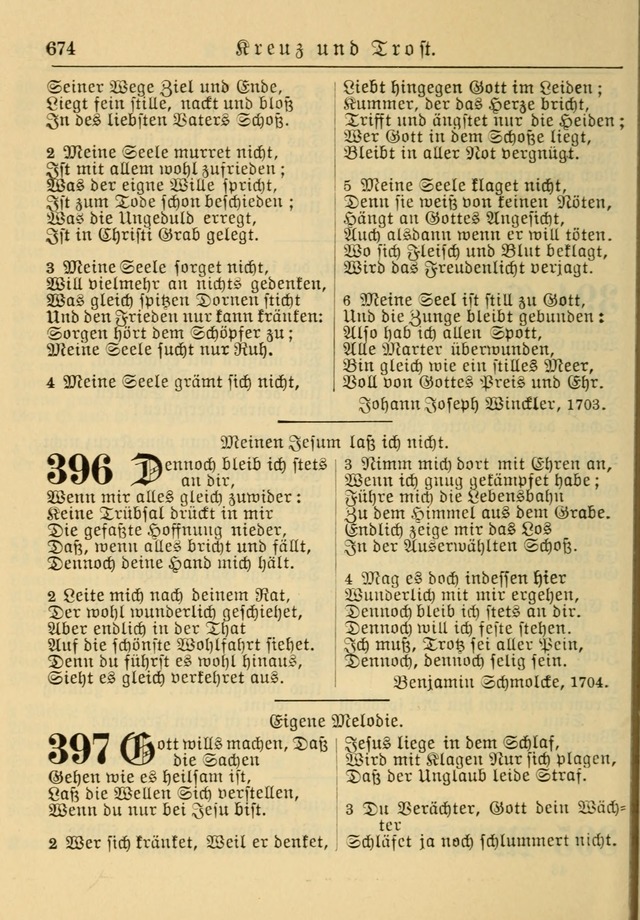 Kirchenbuch für Evangelisch-Lutherische Gemeinden: Herausgegeben von der Allgemeinen Versammlung der Evangelisch-Lutherischen Kirche in Nord Amerika (Neue und Verb. Aus.) page 674