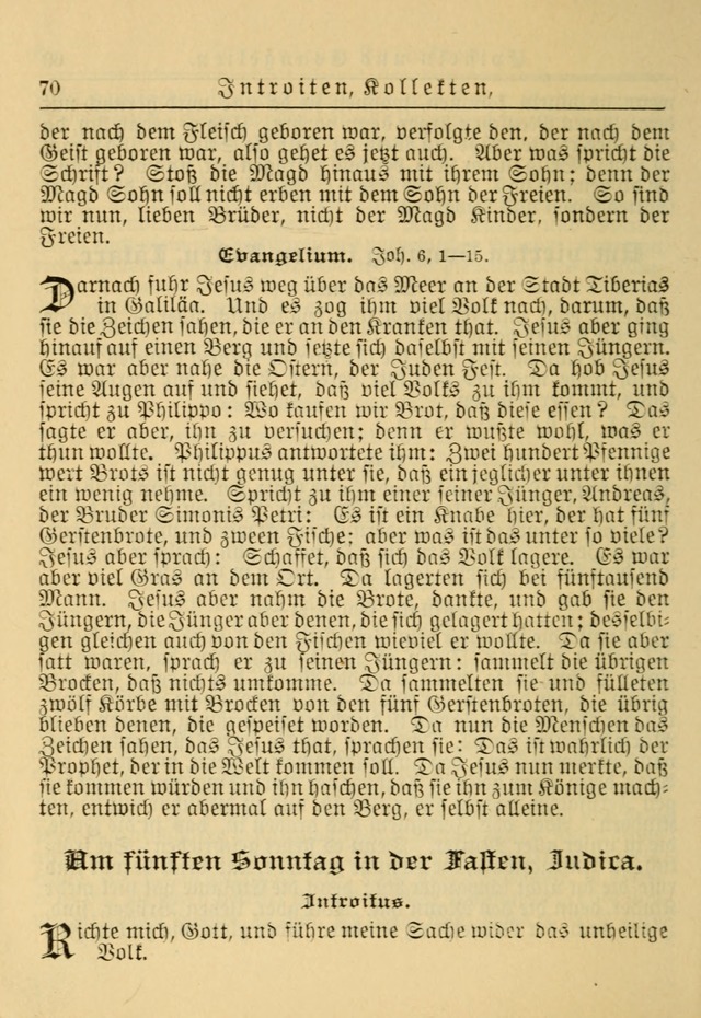 Kirchenbuch für Evangelisch-Lutherische Gemeinden: Herausgegeben von der Allgemeinen Versammlung der Evangelisch-Lutherischen Kirche in Nord Amerika (Neue und Verb. Aus.) page 70