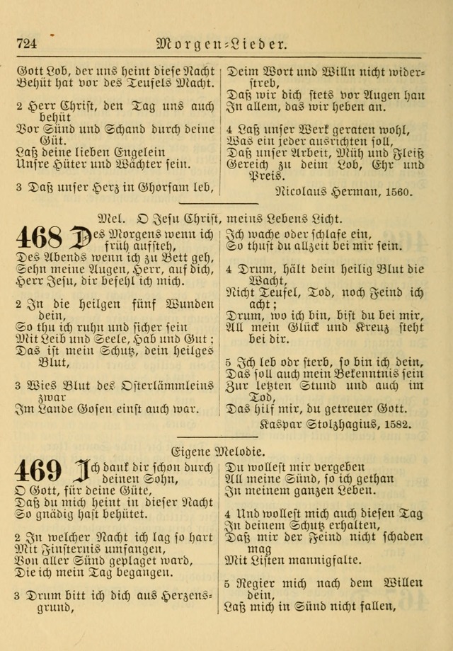 Kirchenbuch für Evangelisch-Lutherische Gemeinden: Herausgegeben von der Allgemeinen Versammlung der Evangelisch-Lutherischen Kirche in Nord Amerika (Neue und Verb. Aus.) page 724