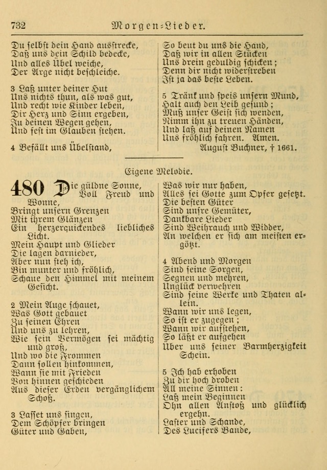 Kirchenbuch für Evangelisch-Lutherische Gemeinden: Herausgegeben von der Allgemeinen Versammlung der Evangelisch-Lutherischen Kirche in Nord Amerika (Neue und Verb. Aus.) page 732