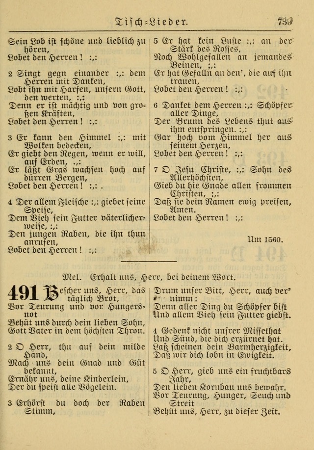 Kirchenbuch für Evangelisch-Lutherische Gemeinden: Herausgegeben von der Allgemeinen Versammlung der Evangelisch-Lutherischen Kirche in Nord Amerika (Neue und Verb. Aus.) page 739