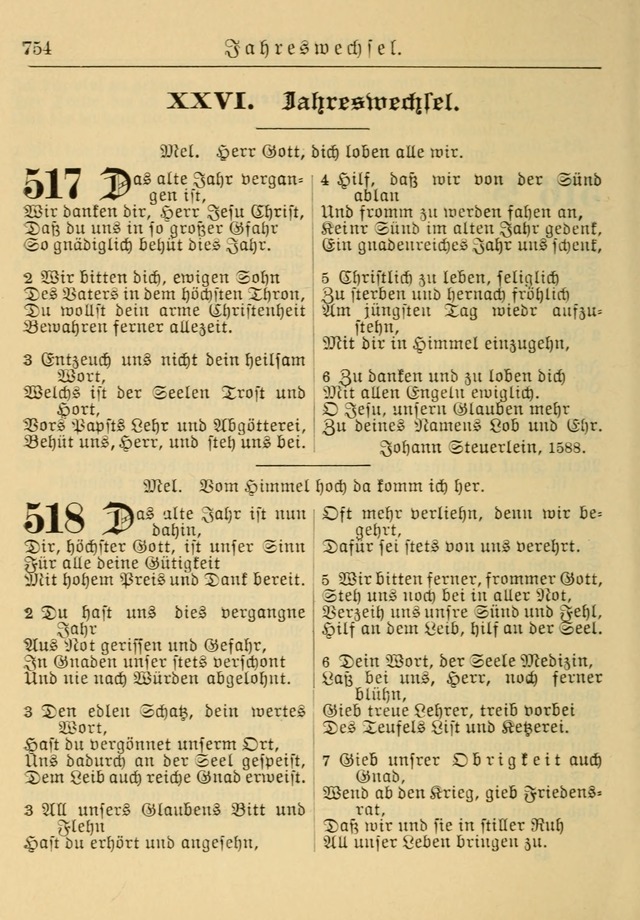 Kirchenbuch für Evangelisch-Lutherische Gemeinden: Herausgegeben von der Allgemeinen Versammlung der Evangelisch-Lutherischen Kirche in Nord Amerika (Neue und Verb. Aus.) page 754