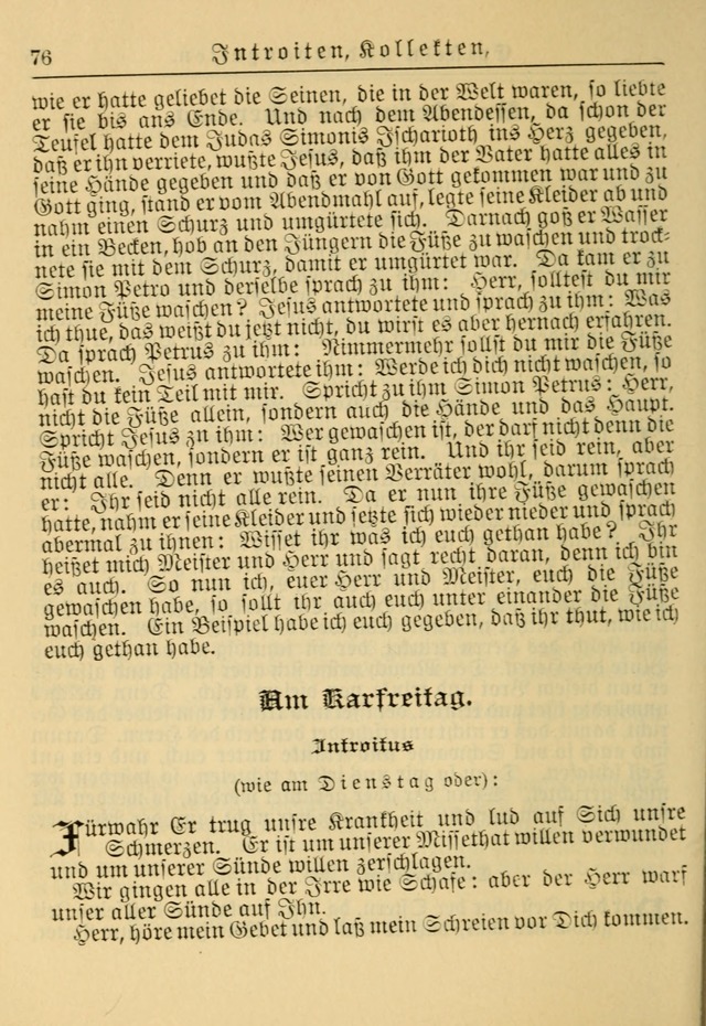 Kirchenbuch für Evangelisch-Lutherische Gemeinden: Herausgegeben von der Allgemeinen Versammlung der Evangelisch-Lutherischen Kirche in Nord Amerika (Neue und Verb. Aus.) page 76