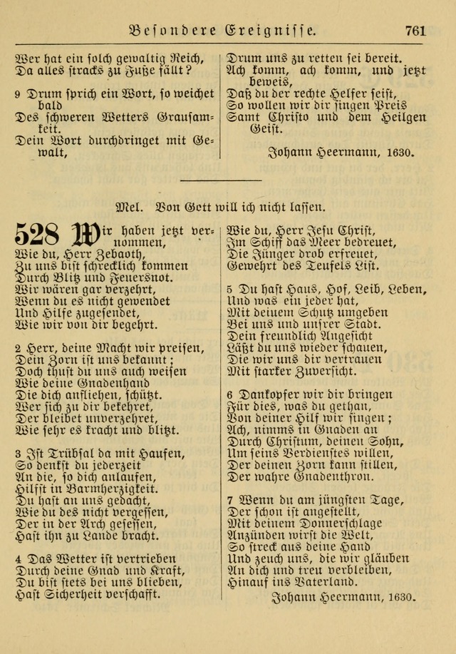 Kirchenbuch für Evangelisch-Lutherische Gemeinden: Herausgegeben von der Allgemeinen Versammlung der Evangelisch-Lutherischen Kirche in Nord Amerika (Neue und Verb. Aus.) page 761