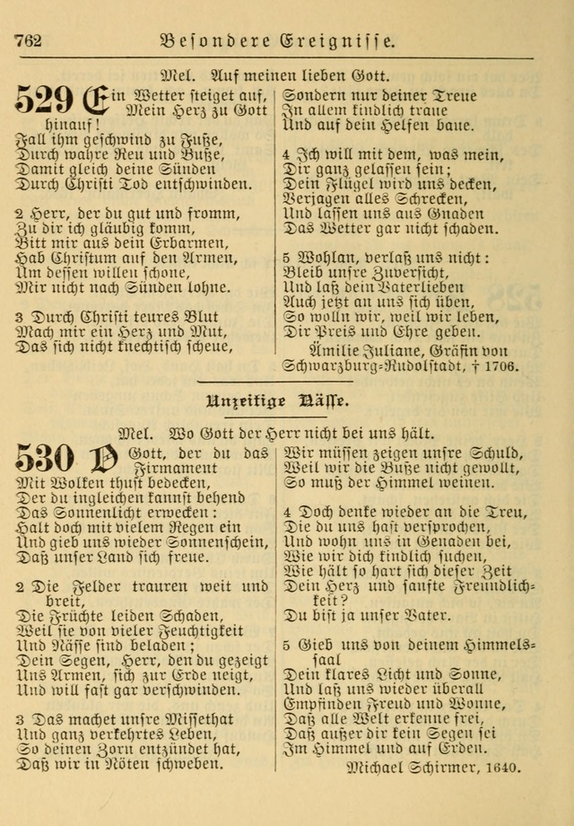 Kirchenbuch für Evangelisch-Lutherische Gemeinden: Herausgegeben von der Allgemeinen Versammlung der Evangelisch-Lutherischen Kirche in Nord Amerika (Neue und Verb. Aus.) page 762