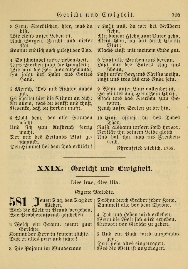 Kirchenbuch für Evangelisch-Lutherische Gemeinden: Herausgegeben von der Allgemeinen Versammlung der Evangelisch-Lutherischen Kirche in Nord Amerika (Neue und Verb. Aus.) page 795