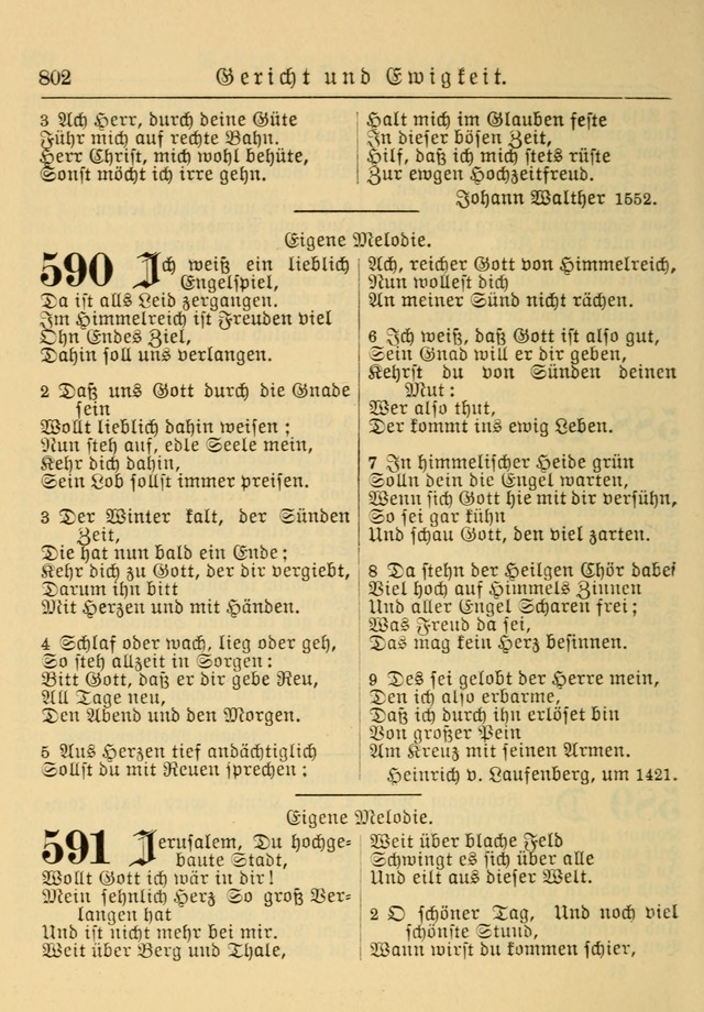 Kirchenbuch für Evangelisch-Lutherische Gemeinden: Herausgegeben von der Allgemeinen Versammlung der Evangelisch-Lutherischen Kirche in Nord Amerika (Neue und Verb. Aus.) page 802