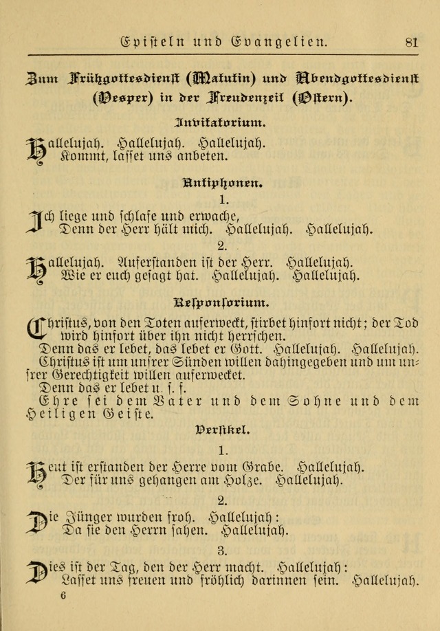 Kirchenbuch für Evangelisch-Lutherische Gemeinden: Herausgegeben von der Allgemeinen Versammlung der Evangelisch-Lutherischen Kirche in Nord Amerika (Neue und Verb. Aus.) page 81