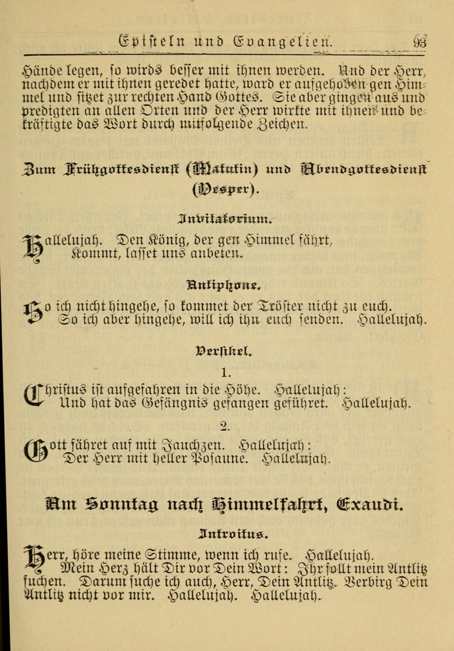 Kirchenbuch für Evangelisch-Lutherische Gemeinden: Herausgegeben von der Allgemeinen Versammlung der Evangelisch-Lutherischen Kirche in Nord Amerika (Neue und Verb. Aus.) page 93