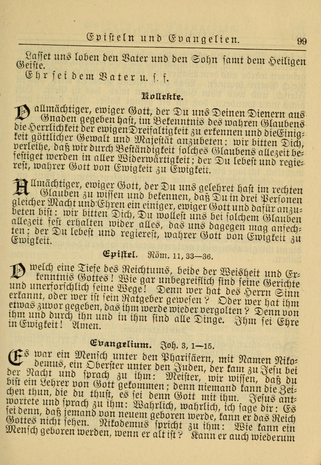 Kirchenbuch für Evangelisch-Lutherische Gemeinden: Herausgegeben von der Allgemeinen Versammlung der Evangelisch-Lutherischen Kirche in Nord Amerika (Neue und Verb. Aus.) page 99