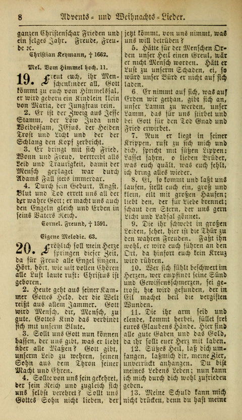 Kirchen-Gesangbuch für Evang.-Lutherische Gemeinden: ungeänderter Augsburgischer Confession, darin des seligen Dr. Martin Luthers und anderer geistreichen Lehrer gebräuchlichste Kirchen-Lieder... page 10