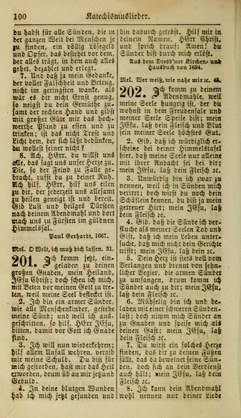 Kirchen-Gesangbuch für Evang.-Lutherische Gemeinden: ungeänderter Augsburgischer Confession, darin des seligen Dr. Martin Luthers und anderer geistreichen Lehrer gebräuchlichste Kirchen-Lieder... page 102