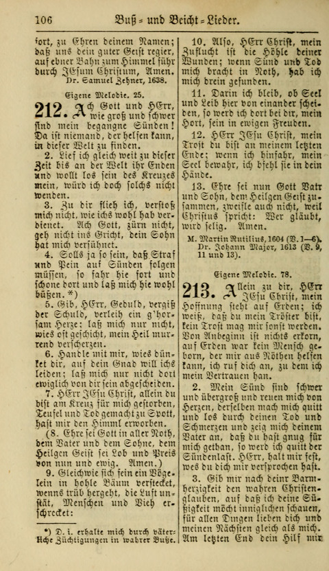 Kirchen-Gesangbuch für Evang.-Lutherische Gemeinden: ungeänderter Augsburgischer Confession, darin des seligen Dr. Martin Luthers und anderer geistreichen Lehrer gebräuchlichste Kirchen-Lieder... page 108