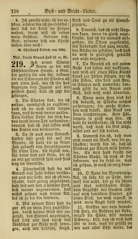 Kirchen-Gesangbuch für Evang.-Lutherische Gemeinden: ungeänderter Augsburgischer Confession, darin des seligen Dr. Martin Luthers und anderer geistreichen Lehrer gebräuchlichste Kirchen-Lieder... page 112