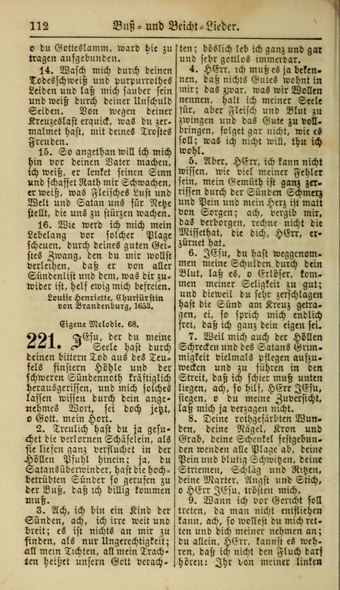 Kirchen-Gesangbuch für Evang.-Lutherische Gemeinden: ungeänderter Augsburgischer Confession, darin des seligen Dr. Martin Luthers und anderer geistreichen Lehrer gebräuchlichste Kirchen-Lieder... page 114