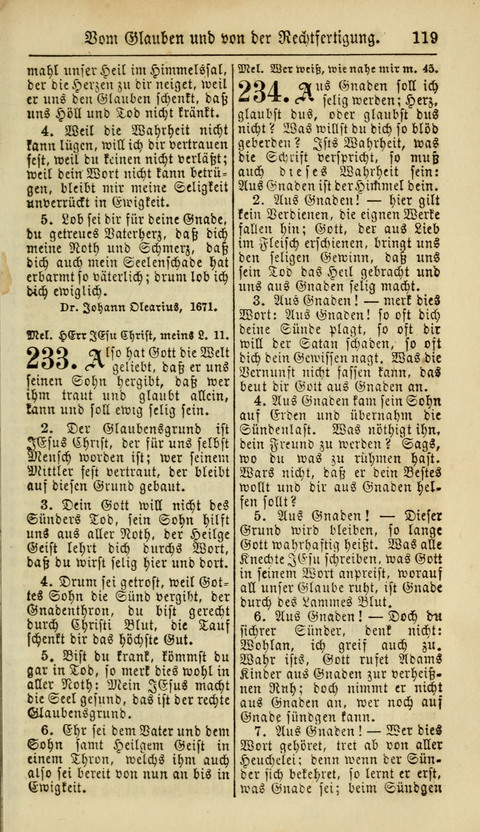 Kirchen-Gesangbuch für Evang.-Lutherische Gemeinden: ungeänderter Augsburgischer Confession, darin des seligen Dr. Martin Luthers und anderer geistreichen Lehrer gebräuchlichste Kirchen-Lieder... page 121