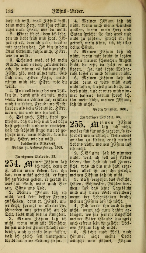 Kirchen-Gesangbuch für Evang.-Lutherische Gemeinden: ungeänderter Augsburgischer Confession, darin des seligen Dr. Martin Luthers und anderer geistreichen Lehrer gebräuchlichste Kirchen-Lieder... page 134